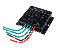 ,Negro,12V,Controlador Generador de Turbina Eólica MPPT de 1500W-4500W | Regulador de Carga de Batería Impermeable para Todo Tipo de Aerogeneradores (12V/24V/48V)