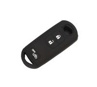 (NEGRO-2 con pánico) Jingyuqin - Funda de silicona para mando a distancia para MAZDA 2, 3, 5, 6, CX-3,
