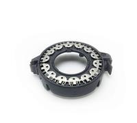 (Negro) 2 soportes adaptadores de xenón D1S D1R D1C de metal para portalámparas de proyector HID de