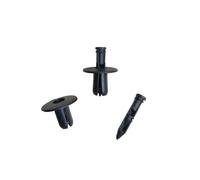 NEGRO 20/50/100 Uds. Remaches de plástico con orificio de 7mm Compatible for Nissan,Compatible for Toyota, Panel de embellecedor de puerta Clip retenedor Push Pin sujetadores automáticos negros Clip p