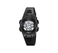 (Negro) 2309 Reloj digital con luz de fondo LED para niños y estudiantes, reloj despertador con fecha,