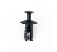 NEGRO 50 UNIDS 6 mm Sujetador Automático Revestimiento del Maletero Del Coche Parachoques Guardabarros Escudo Retenedores Clip Compatible for X1 X3 X5 X6 E30 E36 E46 E39 E38 Compatible for VW, Compati