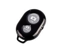 (Negro) Adaptador de control de botón de disparo Control de fotografía Botón de control remoto Bluetooth para