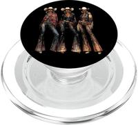 Negro Africano Americano Vaquera Western Country Texas Rodeo PopSockets PopGrip para MagSafe