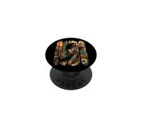 Negro Afro Melanin Vaquera Reina Western Rodeo Country Girl PopSockets PopGrip Adhesivo