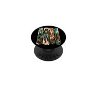 Negro Afro Melanin Vaquera Reina Western Rodeo Country Girl PopSockets PopGrip Adhesivo
