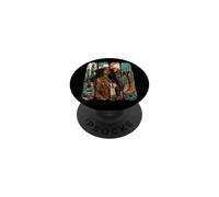 Negro Afro Melanin Vaquera Reina Western Rodeo Country Girl PopSockets PopGrip Adhesivo