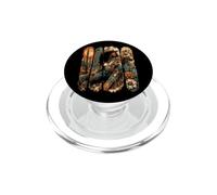 Negro Afro Melanin Vaquera Reina Western Rodeo Country Girl PopSockets PopGrip para MagSafe
