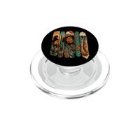 Negro Afro Melanin Vaquera Reina Western Rodeo Country Girl PopSockets PopGrip para MagSafe