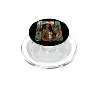 Negro Afro Melanin Vaquera Reina Western Rodeo Country Girl PopSockets PopGrip para MagSafe