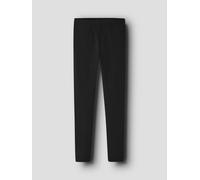 Negro Algodón Básico Leggings