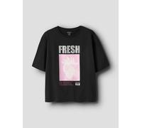 Negro Algodón Orgánico Camiseta