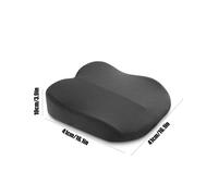 (Negro) Asiento elevador para conductor, asiento para adultos, asiento elevador para automóvil, espuma