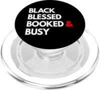 Negro Bendecido Reservado y Ocupado - Black Boss Life PopSockets PopGrip para MagSafe