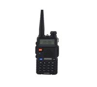 (Negro) BF-UV5R UV-5R Radio bidireccional de doble banda VHF 136-174 MHz y UHF 400-520 MHz FM Wallkie