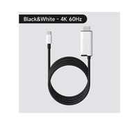 (Negro Blanco-4K60Hz) Cable USB C a HDMI compatible con Nintendo Switch/OLED de Hagibis Switch Dock
