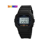 (Negro Blanco) SKMEI 2 Time Count Down Relojes de pulsera para hombre Moda Retro Relojes masculinos