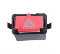 NEGRO Botón de interruptor de luz de emergencia de peligro de advertencia apto for A3 A4 A6 C5 Allroad 8D0941509H 8D0941509K botón intermitente de emergencia del coche