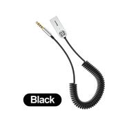 (Negro) Cable adaptador auxiliar Bluetooth Baseus para coche con conector de 3,5 mm, receptor Bluetooth 5.0 4.2