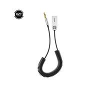 (Negro) Cable adaptador auxiliar Bluetooth Baseus para coche con conector de 3,5 mm, receptor Bluetooth 5.0 4.2
