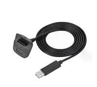 (Negro) Cable de carga rápida USB para mando inalámbrico de Microsoft Xbox 360