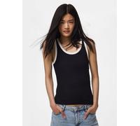 Negro Camiseta De Tirantes M