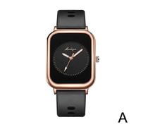 (Negro) Cara negra y cinturón negro (A) $ Silicona de alta gama, simple, versátil y de temperamento