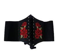 Negro Cinturón Elástico de Corsé,Ancho Cinturón EláStico,Cinturon Corset Pirata Mujer,Ancho Elástico Corsé Cintura,Cinturón Retro Corset Mujeres,Corsé Ajustado en la Cintura Correa de Cintura