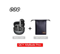 (Negro con bolsa) Auriculares inalámbricos QCY HT10 AilyBuds Pro+ ANC con audio de alta resolución,
