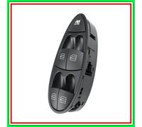 Negro-Con Borde Negro-4 Interruptores-Elevalunas Puerta Delantera Sin