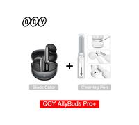 (Negro con ClearPen) QCY HT10 AilyBuds Pro+ ANC Auriculares inalámbricos Audio de alta resolución LDAC