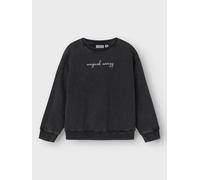 Negro Corte Distendido Sudadera