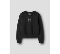 Negro Corte Distendido Sudadera