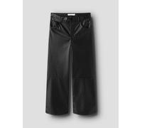 NAME IT Nkfrockana PU Wide Pant, Negro, 122