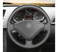 Negro Coser a Mano Cuero Funda Volante para Citroen Berlingo 2008-2016 para Jumpy 2009-2016 para Toyota Proace 2013-2016 Línea Azul
