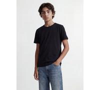 Negro Cotton Camiseta Liso Boys 128 EU