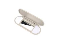 NEGRO Cubierta de espejo for visera solar de coche, Compatible for Mini, F55 F56 2015-2022, accesorios de repuesto for cubierta de espejo de maquillaje Tapa del espejo de visera solar automática(Gray)