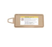 NEGRO Cubierta espejo for parasol delantero coche, Compatible for S Class W221 S300 S450 2006-2013, visera interior, espejo maquillaje cosmético Tapa del espejo de visera solar automática(Beige Right)