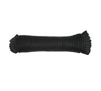 Negro cuerda de poliéster Dacron 1/4 "x 100 ft (# 8)
