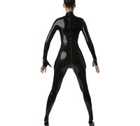 Negro Cuerpo Completo Látex Fetiche Gummi Capucha Guantes Calcetines Corsé-negro,personalizar,personalizar