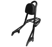 Negro desmontable Sissy Bar respaldo Pad con portaequipajes para Yamaha Star Bolt XV950 XVS950 2014 2015 2016 2017