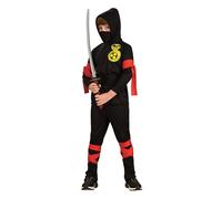 Negro Disfraz Ninja Niños Artes Marciales Disfraz Niños Ninjas