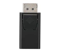 Negro Display Port Macho a Hembra Adaptador Convertidor para PC Portátiles, Paquete de 2, Resolución 2048 X 1536, Fácil de Usar