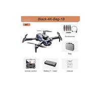 (Negro-Dual4K-Bag-1B) Dron S1S 6K/8K Fotografía aérea profesional HD con cuadricóptero inteligente para