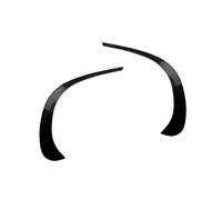 NEGRO Embellecedor de alerón for parachoques delantero de coche, Compatible for Mercedes, GLC X253 GLC260 GLC300 2020 2021, cubierta ABS de salida de ventilación de aire Divisor de parachoques delante