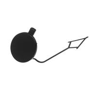 NEGRO Embellecedor de tapa de gancho de remolque for parachoques delantero, color negro, apto for VW, Golf GTI MK7 2015-2017 5GG807241BGRU 5G0807241AGRU Plástico Argolla de remolque para parachoques d