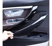 Negro F30 328i Tirador de Puerta del Coche para BMW F30 F31 F32 F33 F34 F36 F80,Manijas de la puerta interior del automóvil (Negro Izquierdo)
