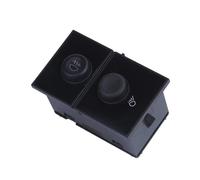 NEGRO Faro antiniebla, luz de Control Compatible for el interruptor for Cadillac, Escalade EXT ESV Chevy Avalanche Silverado GMC, Sierra 15143597 19381535 interruptor del controlador de la luz antinie