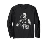 Negro Francis Los Pixies En La Leer Donde Está Mi Mente 1990 Manga Larga