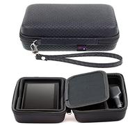 Negro Funda Duro para Garmin Camper 660LMT-D con Asa y Compartimentos para Accesorios